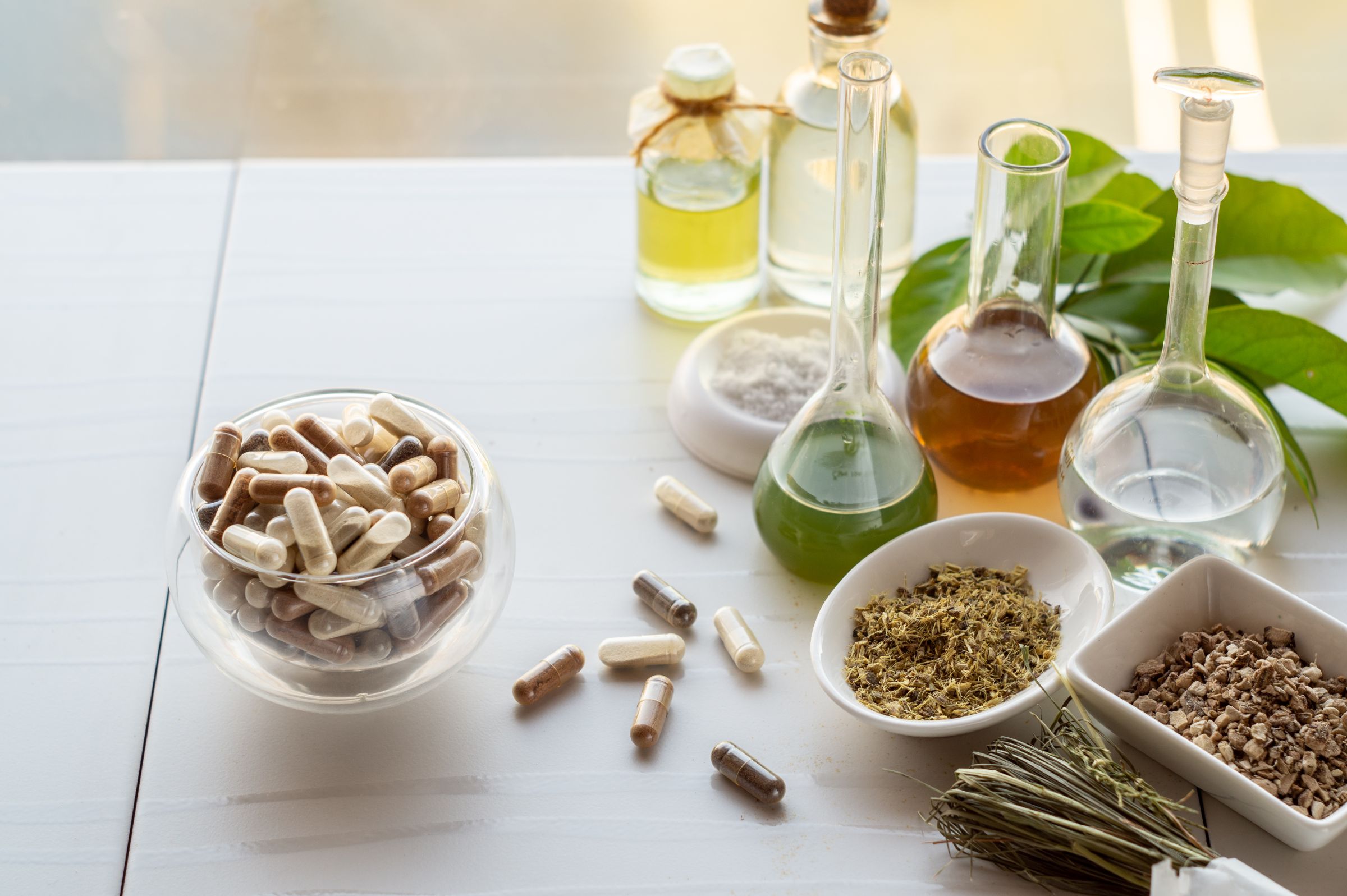 Herbal Mineral Organic Dietary Supplements Capsules Ingredients